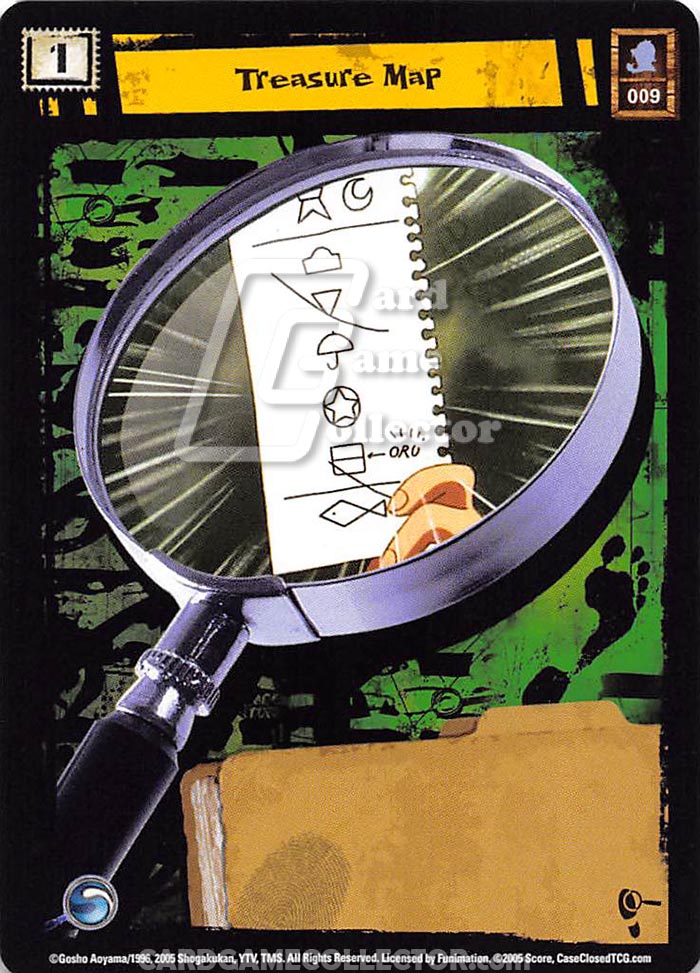 Treasure Map Case Closed TCG