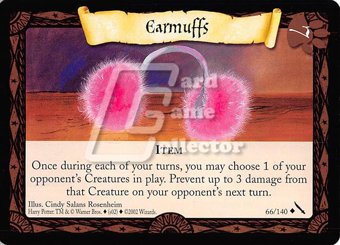 Earmuffs CoS Harry Potter TCG