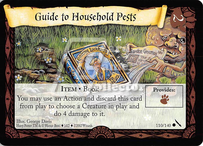 Guide to Household Pests CoS Harry Potter TCG