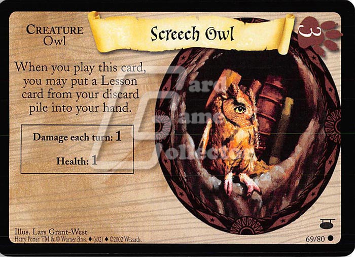 Screech Owl : DA - Harry Potter TCG