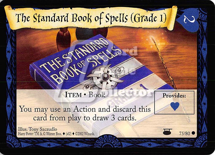 The Standard Book Of Spells Grade 1 DA Harry Potter TCG The Standard Book Of Spells Grade 1 DA Harry Potter TCG