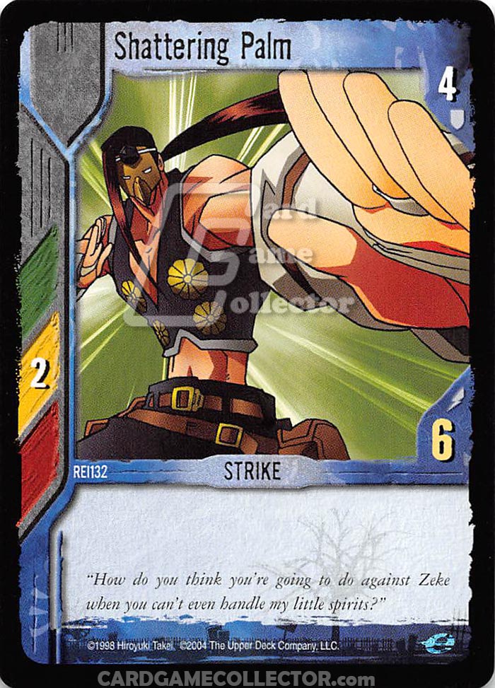 Shattering Palm Shaman King TCG