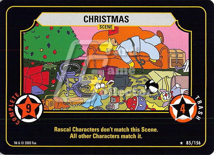 Christmas The Simpsons Trading Card Game