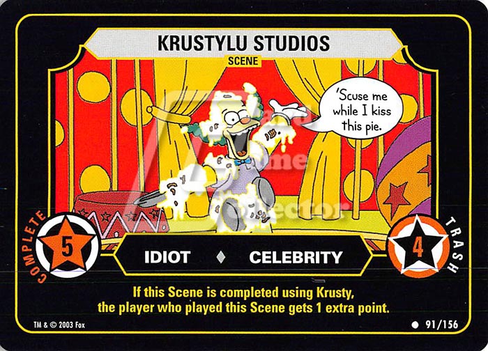 Krustylu Studios The Simpsons Trading Card Game