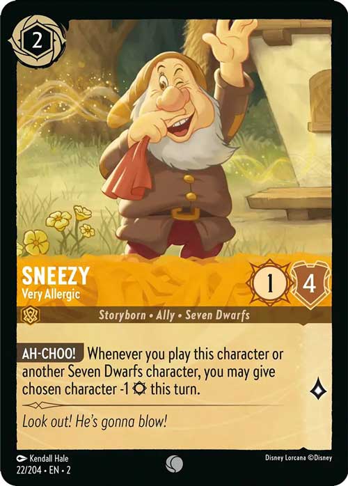 Sneezy, Very Allergic