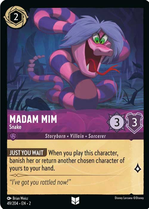 Madam Mim, Snake