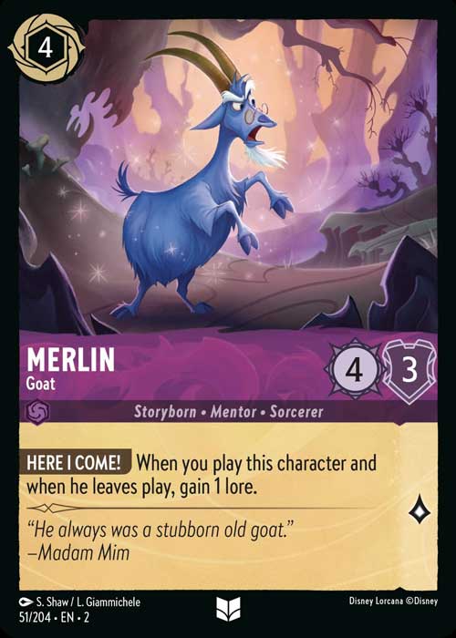 Merlin, Goat