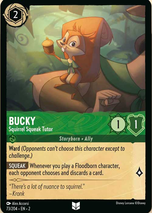 Bucky, Squirrel Squeak Tutor