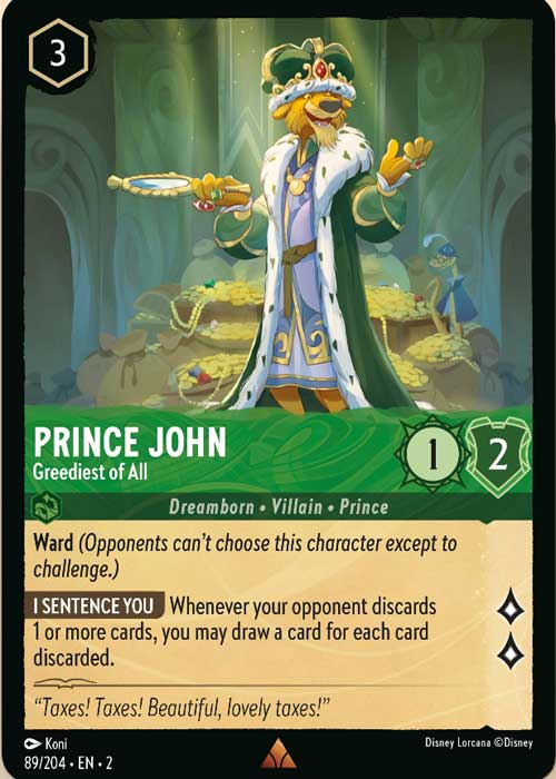 Prince John, Greediest of All