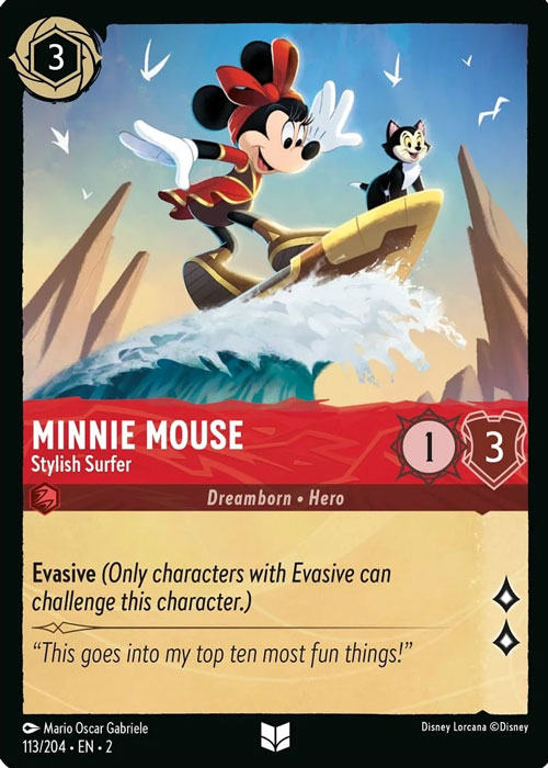 Minnie Mouse, Stylish Surfer