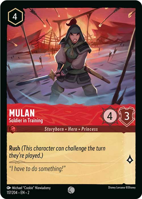 Mulan, Soldier in Training