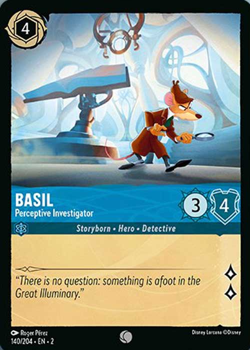 Basil, Perceptive Investigator