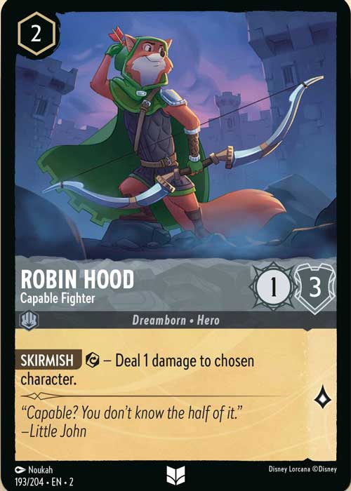 Robin Hood, Capable Fighter