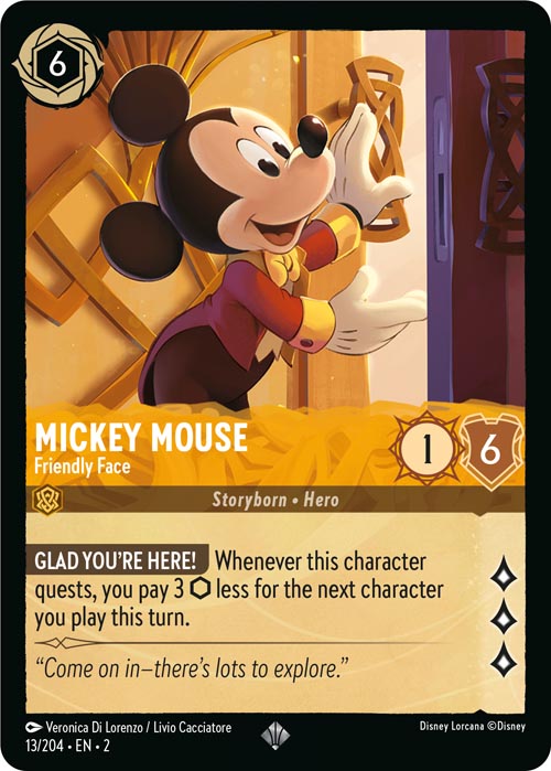 Mickey Mouse, Friendly Face 013/204