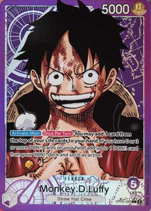 Monkey D Luffy (Leader), OP05-060