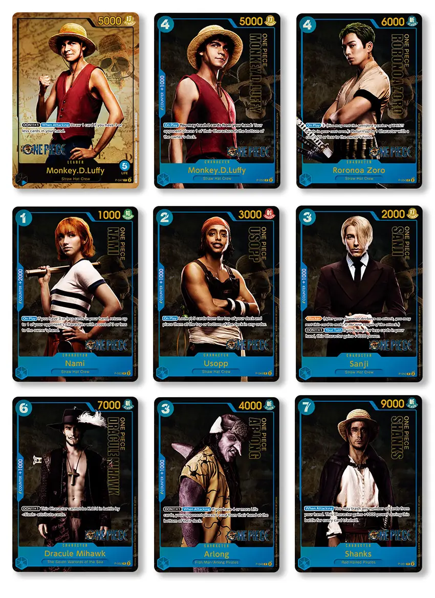 Live Action Collection Cards
